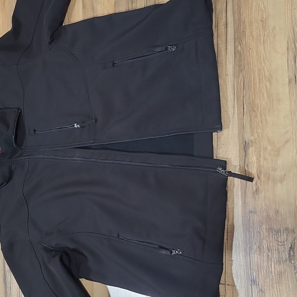 32 DEGREES HEAT Black Zip Up Fleeced Lined Jacket - Picture 3 of 11